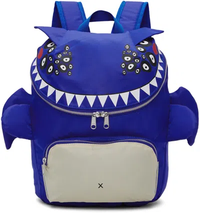 Charles Jeffrey Loverboy Ssense Exclusive Kids Blue Beithir Backpack