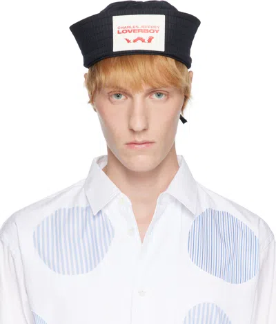 Charles Jeffrey Loverboy Ssense Exclusive Navy Sailor Hat