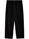 Charles Jeffrey Loverboy Straight-leg Cotton Jeans In Black