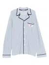 Charles Jeffrey Loverboy Striped Shirt In Blue
