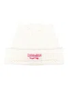 Charles Jeffrey Loverboy Supa Massive Beanie Hat In White