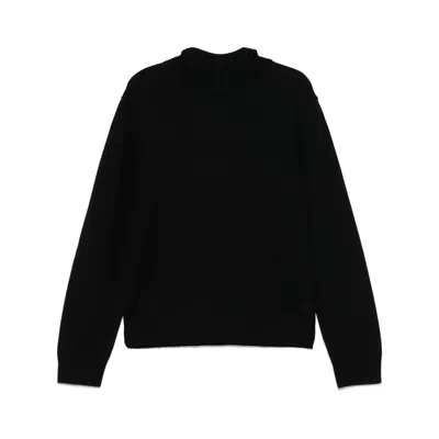 Charles Jeffrey Loverboy Fluffy Ears Balaclava Sweater In Multicolor