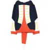 Charles Jeffrey Loverboy Animal Boo Sweater In Blue/orange
