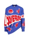 Charles Jeffrey Loverboy Topsy Turvy Loverboy Lojo Jumper In Blue