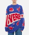 Charles Jeffrey Loverboy Topsy Turvy Loverboy Lojo Jumper In Blue