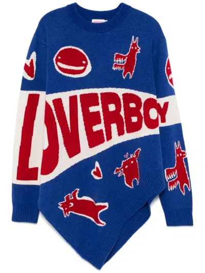 Charles Jeffrey Loverboy Topsy Turvy Loverboy Lojo Jumper In Blue