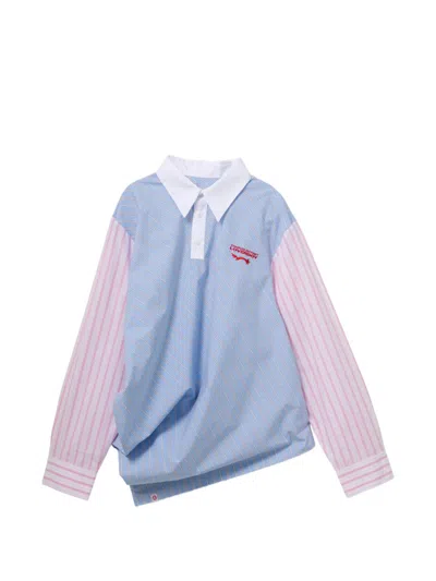 Charles Jeffrey Loverboy Topsy Turvy Shirt In Blue