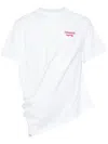 Charles Jeffrey Loverboy Topsy Turvy T-shirt In White