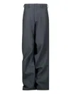 Charles Jeffrey Loverboy Topsy Turvy Trousers In Gray