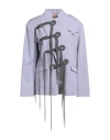 Charles Jeffrey Loverboy Woman Blazer Lilac Size S Organic Cotton In Purple
