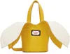 Charles Jeffrey Loverboy Yellow & Off-white Banana Bucket Bag