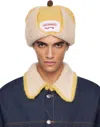 Charles Jeffrey Loverboy Yellow Mohair Chunky Banana Beanie In Yellow