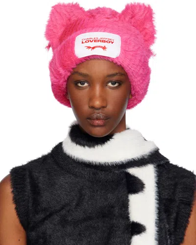 Charles Jeffrrey Loverboy Fluffy Chunky Ears Wool Hat In Multicolor