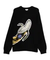 Charles Jeffrrey Loverboy Intarsia-knit Sweater In Black