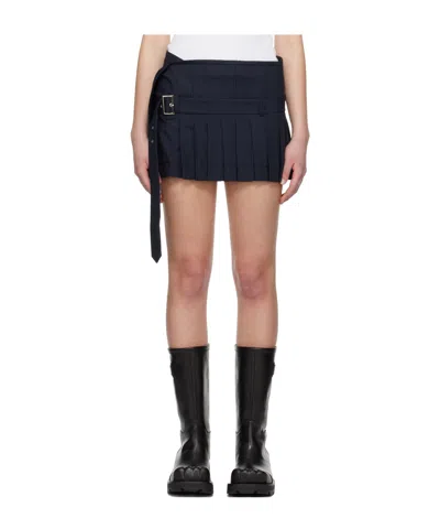 Charles Jeffrrey Loverboy Micro Wrap Kilt In Black