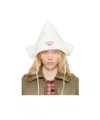 Charles Jeffrrey Loverboy Paper Boat Beanie In Ecru