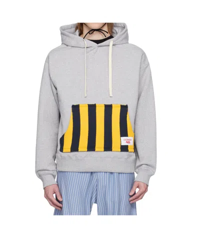 Charles Jeffrrey Loverboy Patch Ears Hoodie In Grey