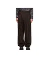 Charles Jeffrrey Loverboy Pleated Trousers In Black