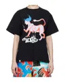 Charles Jeffrrey Loverboy Print T-shirt In Black