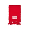 Charles Jeffrrey Loverboy Rectangular Scarf In Red