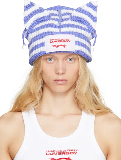 Charles Jeffrrey Loverboy Ribbed Knit Hat In Nude