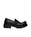 Charles Jeffrrey Loverboy Square Head Loafer Shoes In Black