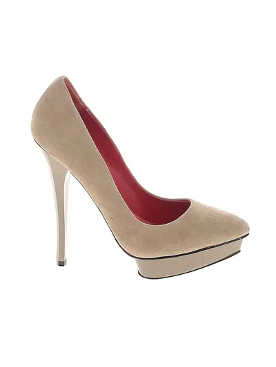 Pre-owned Charles Jourdan Heels In Brown