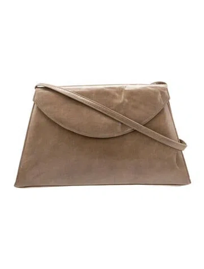 Pre-owned Charles Jourdan Vintage Leather Crossbody In Neutral