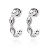 Charles Krypell Firefly Sterling Silver And 14k White Gold Women's Earrings 1-6964-ffs In Multi