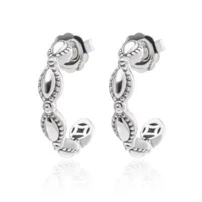 Charles Krypell Firefly Sterling Silver And 14k White Gold Women's Earrings 1-6964-ffs In Multi