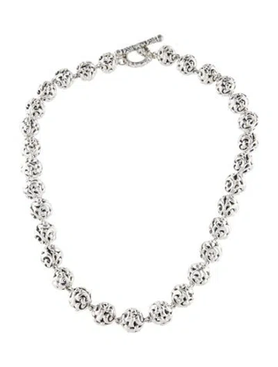 Pre-owned Charles Krypell Ivy Bead Classic Necklace, 18.5" In Multi