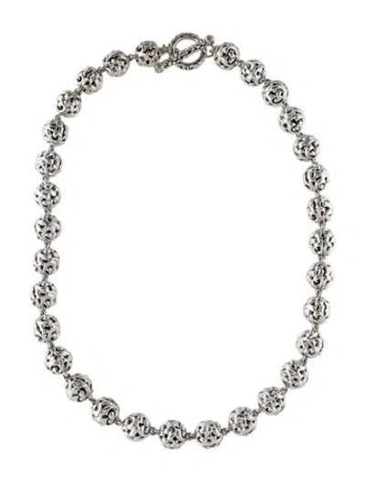 Pre-owned Charles Krypell Ivy Bead Classic Necklace, 18.5" In Multi