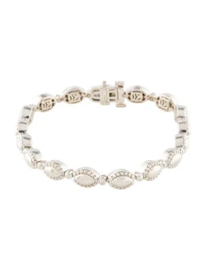 Pre-owned Charles Krypell Link Bracelet, 6.5" In Multi
