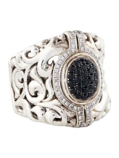 Pre-owned Charles Krypell Sapphire Cocktail Ring In Multi