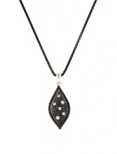 Pre-owned Charles Krypell Sapphire Starlight Pendant Necklace, 17" In Multi