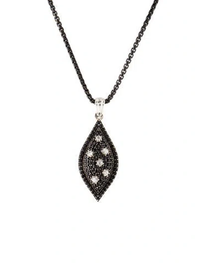 Pre-owned Charles Krypell Sapphire Starlight Pendant Necklace, 17" In Multi