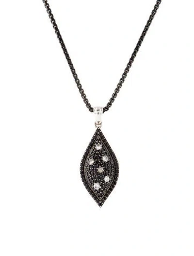 Pre-owned Charles Krypell Sapphire Starlight Pendant Necklace, 17" In Multi