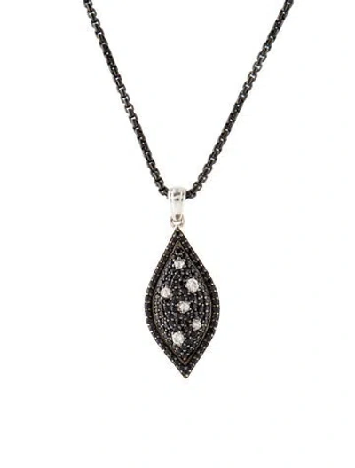 Pre-owned Charles Krypell Sapphire Starlight Pendant Necklace, 17" In Multi