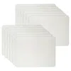 Charles Leonard Dry Erase Lap Board, Plain 1-sided, 9" X 12", Pack Of 12 In White