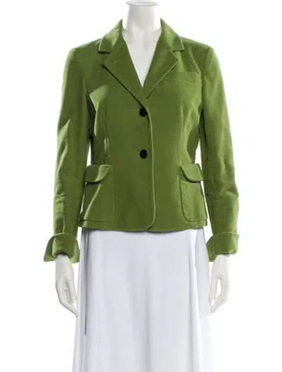Pre-owned Charles Nolan Blazer In Green