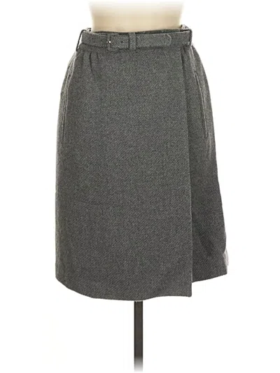 Pre-owned Charles Nolan Casual Skirt In Gray