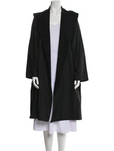 Pre-owned Charles Nolan Coat In Black