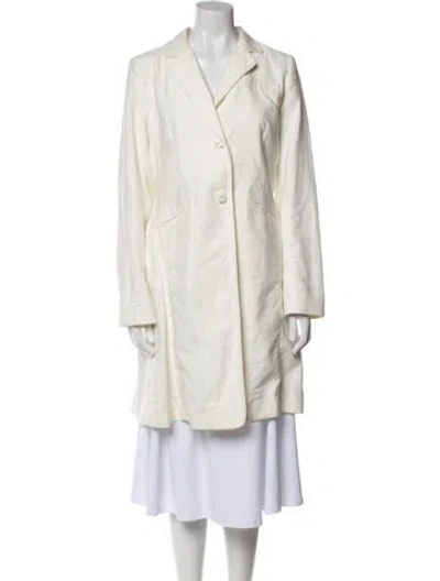 Pre-owned Charles Nolan Coat In Neutral