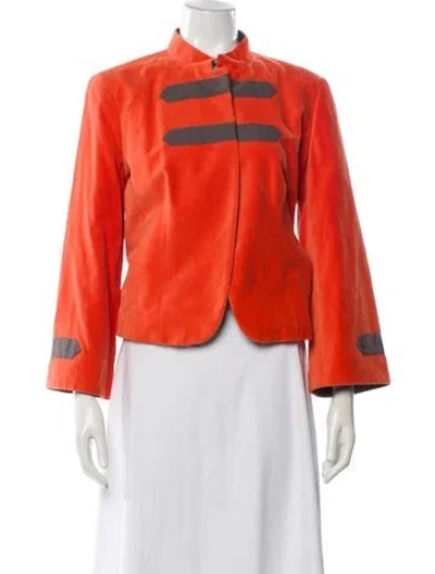 Pre-owned Charles Nolan Evening Jacket In Orange