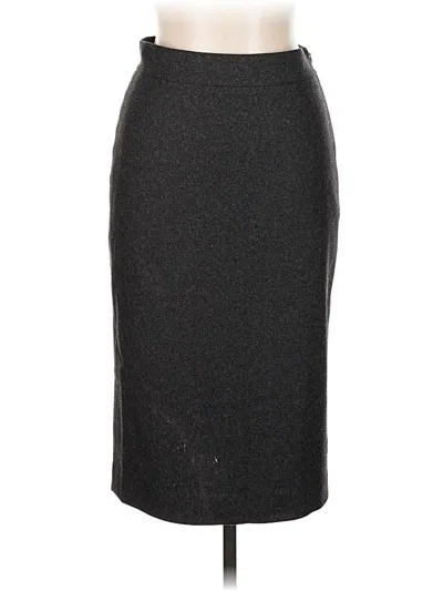 Pre-owned Charles Nolan Formal Skirt In Gray