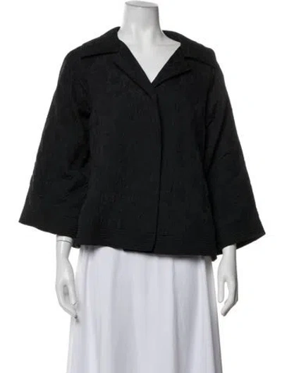 Pre-owned Charles Nolan Patterned Jacket In Black