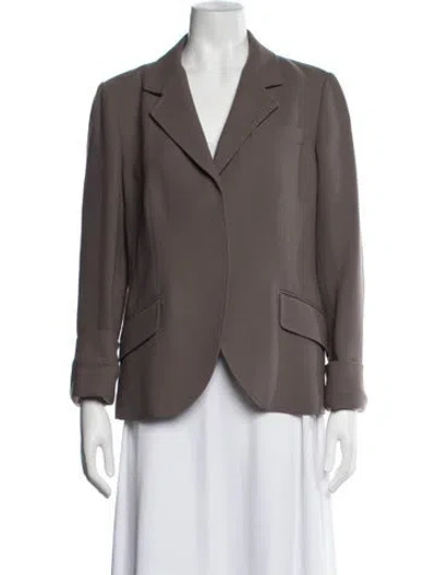 Pre-owned Charles Nolan Wool Blazer In Brown