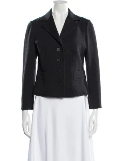 Pre-owned Charles Nolan Wool Blazer In Gray