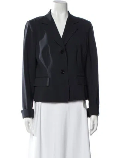 Pre-owned Charles Nolan Wool Blazer In Gray