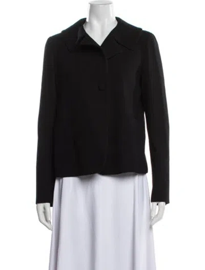 Pre-owned Charles Nolan Wool Evening Jacket In Black